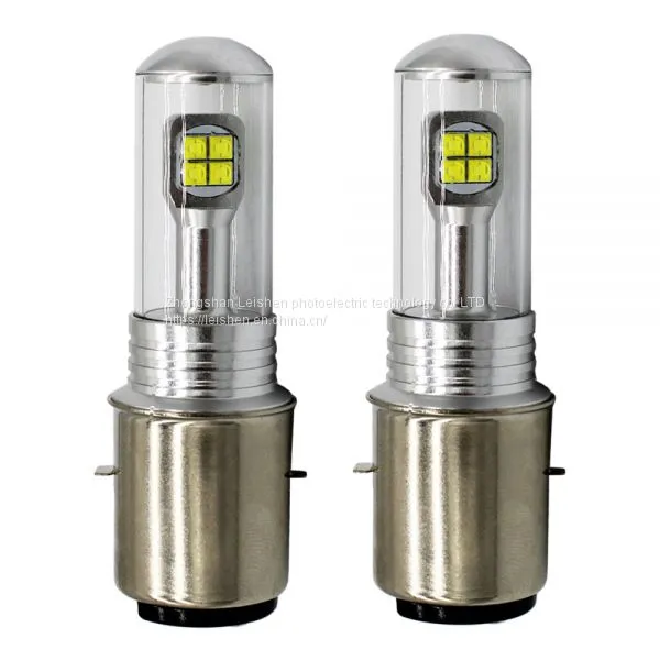 Lens LED Headlight LED Motorcycle Headlight H6/BA20D / P15D / H6w Highlight LED Bulb