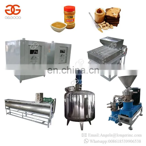 Industrial Cocoa Bean Nut Grinding Sesame Tahini Making Peanut Groundnut Butter Processing Machine Hummus Production Line photo-2