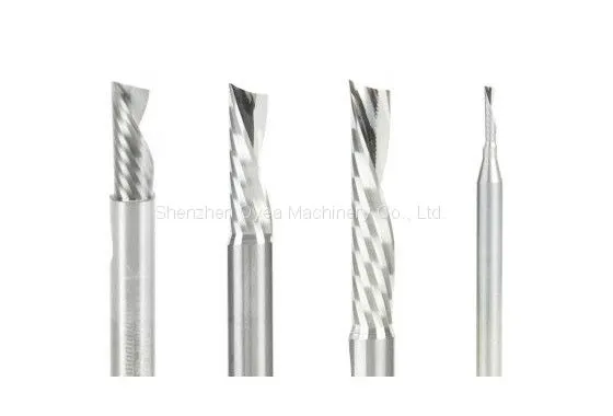 Carbide CNC Spiral 'O' Single Flute, Aluminum Cutting 2.5 Dia x 6 x 6 Shank x 64mm Long Up-Cut Router Bit photo-3