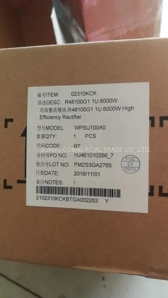 New and Original R48100G1 48V 3000W High Efficient Rectifier Module photo-3