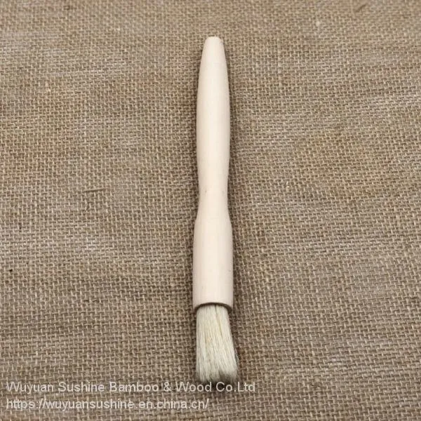 Wooden Kitchen and BBQ Sauce Brushes, Made of Chinese Cherry and Pig Hair