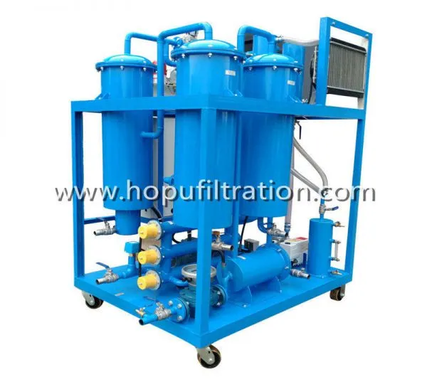 Used Turbine Oil Flushing and Filtration System, Vacuum Lube Turbine Oil Polishing Machine, Specialized Vacuum Internal Combustion Gas Turbine Oil Purification Plant photo-2