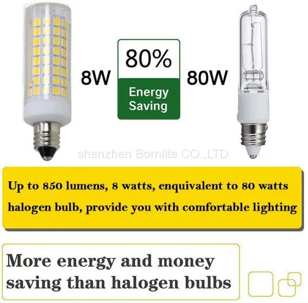Amazon Hot Sell Bulb Ligth Crystal Lamp Table Lamp Dimmable Bulb JD E11 Mini Candelabra Light photo-2