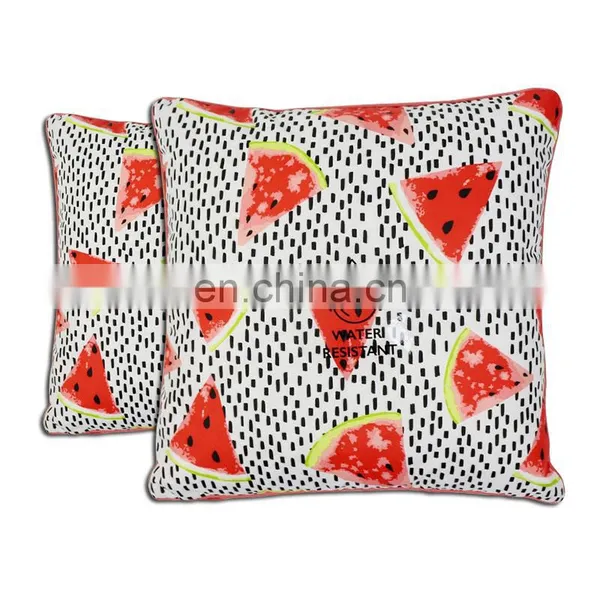 Printed Cushion Garden Waterproof Outdoor Throw Pillows Cushion Covers for Tent Park Couch photo-4