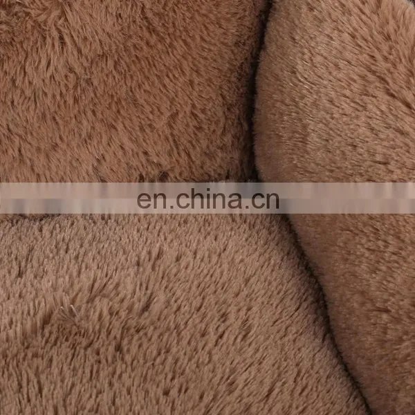 Wholesale Premium Modern Plush Soft Warm Washable Solid Color Square Sofa Style Pet Bed photo-2