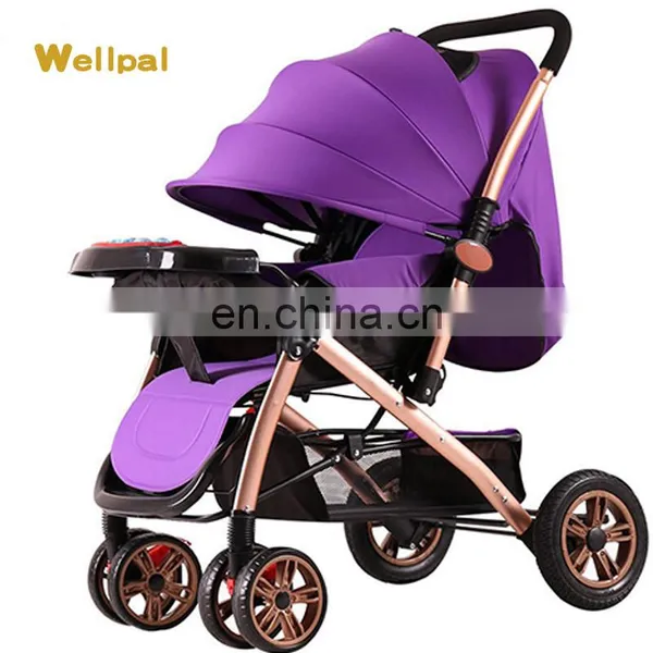 Automatic Baby Car Seat and Stroller Set Leather photo-4