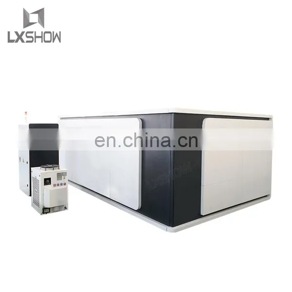 Protective Cover / Enclosed Metal Sheet Fiber Laser Cutting Machine 1530 1000W 1500W 2000W Metal Plates Fiber Laser Cutter photo-3