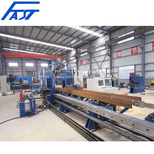 3 Spindle CNC Drilling Line for Profiles and Beams,Structural Steel Beam Drilling Machine (Drill Line) photo-4