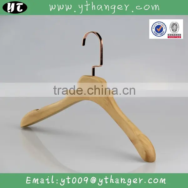 HA7060 Natural Laudray Clothes Hanger Wooden Dress Hanger for Coat photo-3