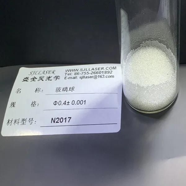 High Precision 0.4mm +/-0.001mm N2017 Optical Glass Ball Lens Spherical Beads photo-2