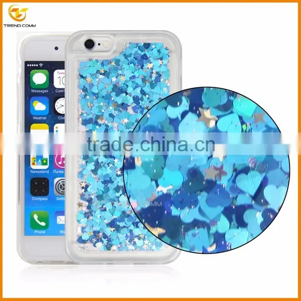 Soft Tpu Love Heart Liquid Case Cover for Iphone 6 6s photo-2