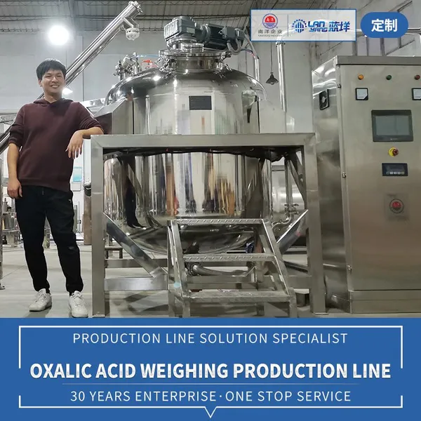 Stainless Steel Vacuum Mixing Emulsifying Tank - Daily Chemical Shampoo Shower Gel Laundry Detergent Liquid Soap Manufacturing Stirring Equipment photo-2