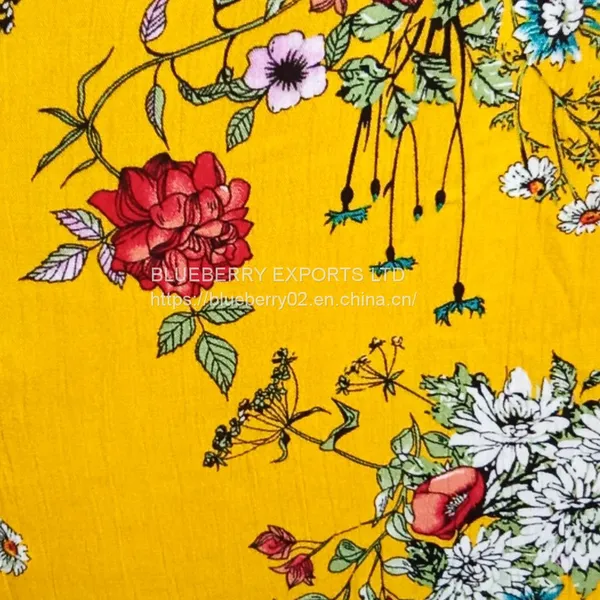 Rayon Crepe Fabric (Printed) photo-2