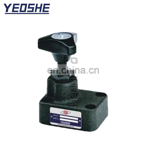 Taiwan YEOSHE BG-03-1 Pilot Relief Valve Pressure Valve BG-06-1 Back Pressure Valve Injection Molding Machine BT-10