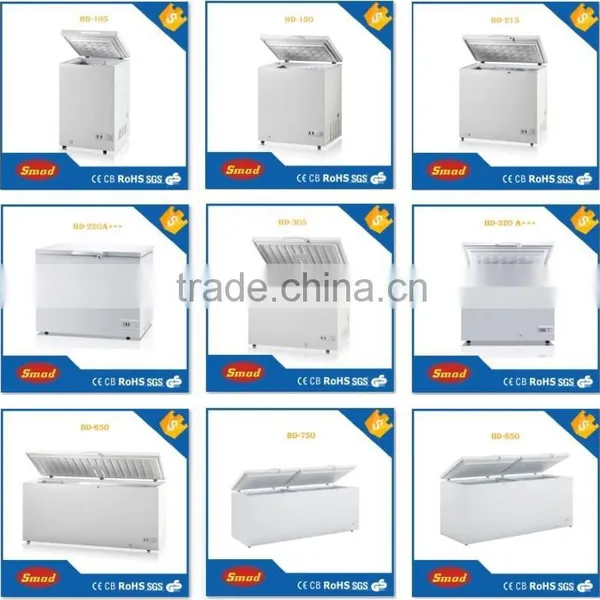 550L R134A Horizontal Big Capacity Top Open Chest Freezer photo-6