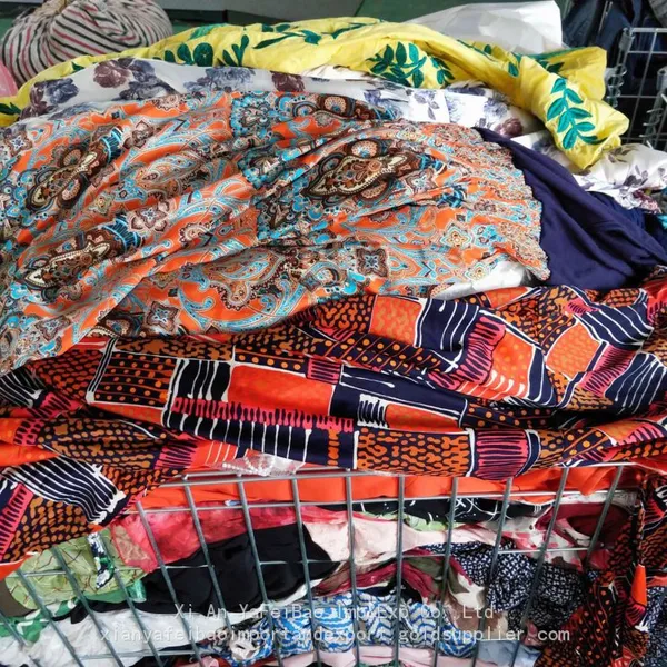 Cheap Maxi Dresses Free Bale Used Clothes Ladies Vintage Cotton Dress Used Clothing Bales Second Hand Clothing in Bales 100kg photo-3
