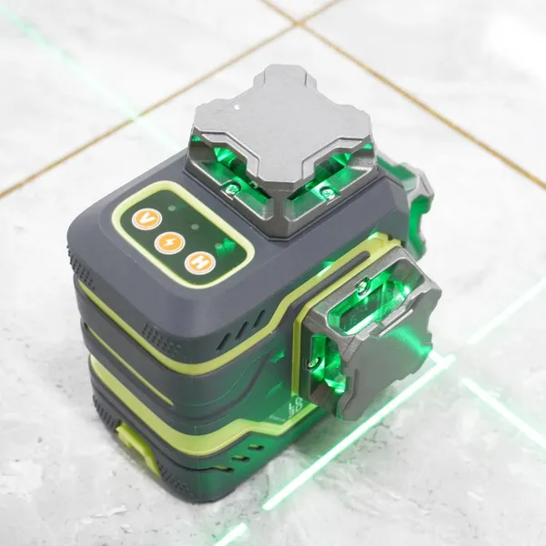 3D Green Beam Laser Level 360 Self Levelling Premium 12 Lines Laser Level photo-5