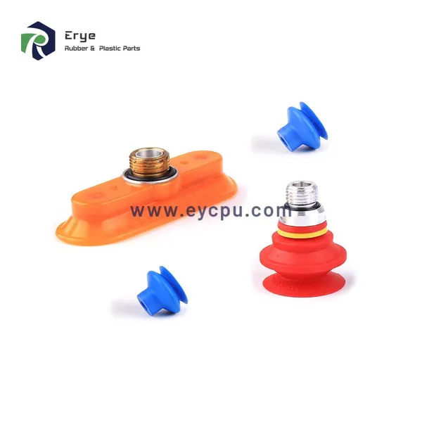 Customized High Quality Different Size Rubber Sucker Round Rubber Silicone Suction Cups With Nut