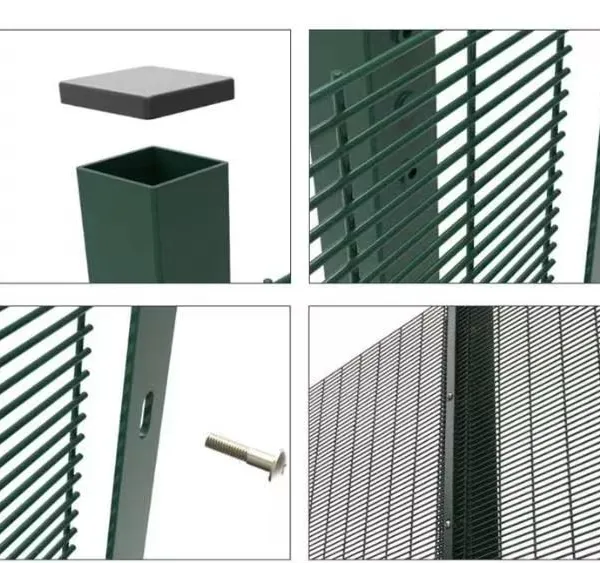 Welded Mesh Fence Panel With Anti-Climb Design for High-Security Perimeter Protection photo-3