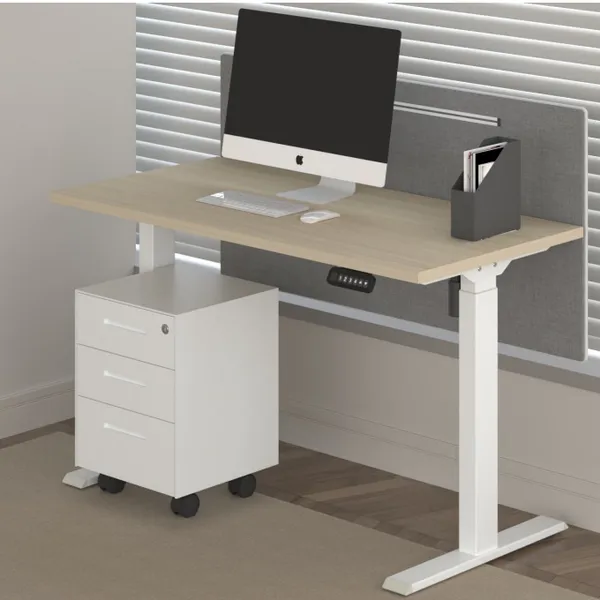Standing Desk- Adjustable Hand Lift Table Frame for Home Office - Linear Actuator for Enhanced Comfort & Productivity - Modern Living Room Furniture photo-3