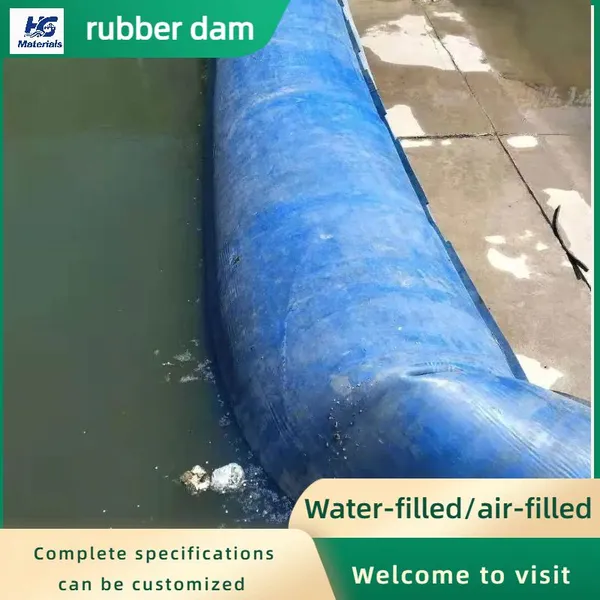 Water Retaining Dam, Inclined Rubber Dam, Flood Control and Prevention Dam, Seamless Overlap Air Cushion Dam photo-1