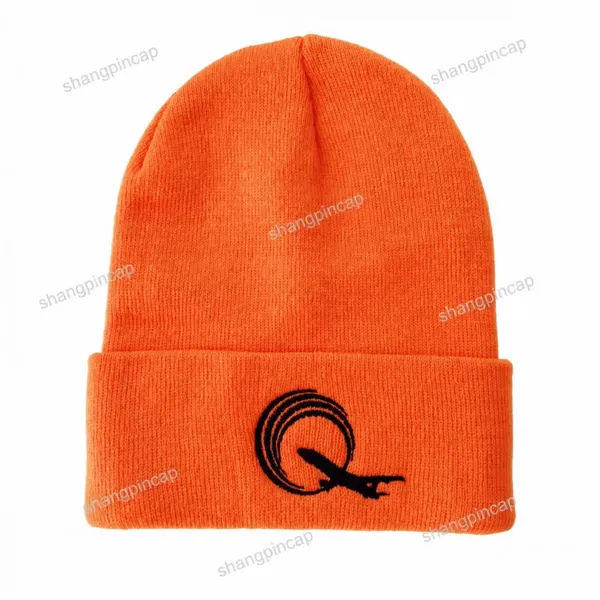 Custom Embroidered Plain Knitted Winter Beanie Hat