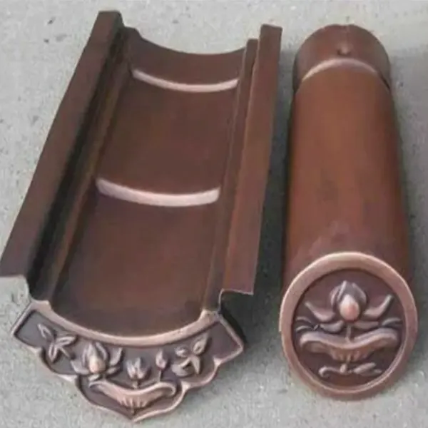 Standard Compliant Copper Roofing Panels With 30-Year Protective Coating Guarantee