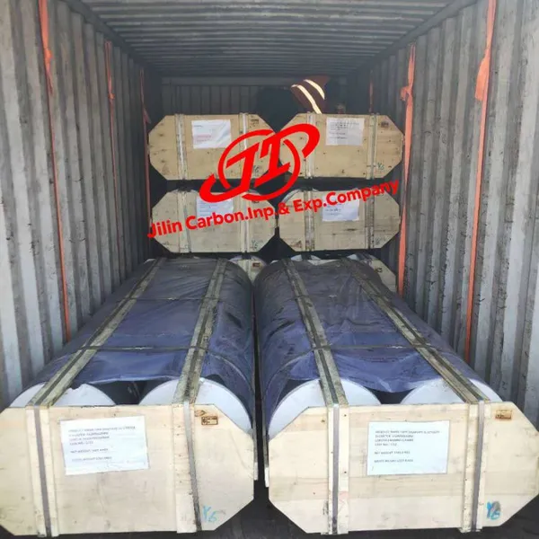 Low Electrical Resistance Large Diameter Graphite Electrode Metallurgical Industry