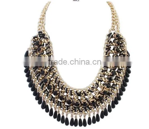 Fashion Necklaces 2016 Necklaces Jewelry Type Latest Design Beads Necklace Statement Necklaces photo-3