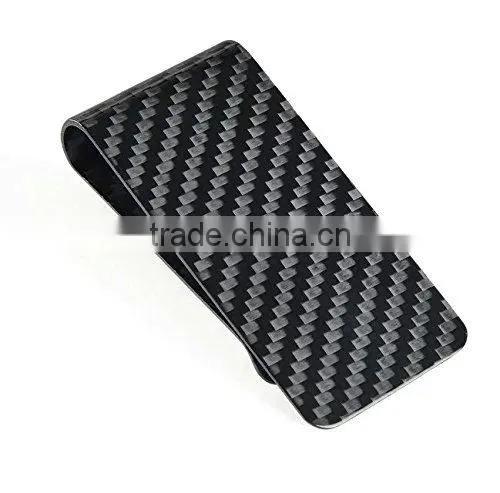 Cool Mini Carbon Fiber Money Clip Holder photo-2