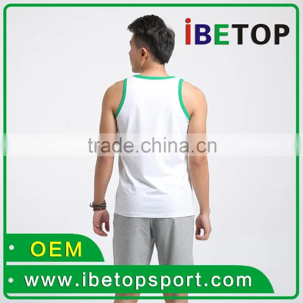 OEM Service Customize Wholesales Cheap Price Sport Vest Singlet photo-3