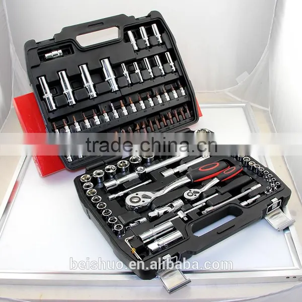 High Quality America 94 Pieces Chrome Vanadium Steel Hand Tools photo-2