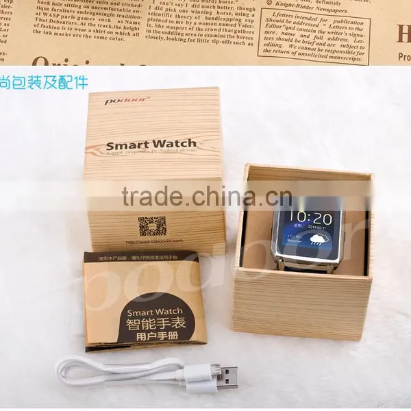 2014 Price of Smart Watch Phone,with E-Ink Screen/heart Rate Measurement/a Great Companion for Smart Phones and Travelling photo-5