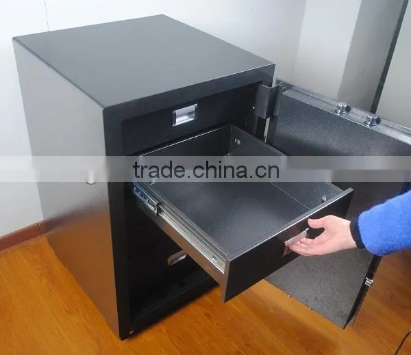Strong Metal Steel Fingerprint Drawer Safe Box photo-4