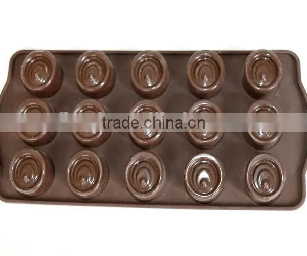 YangJiang Factory Manufacture Food Grade Different Shape Silicone Chocolate Mold photo-5