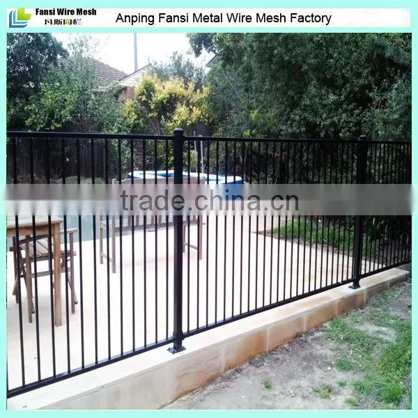 1200H*2400W Flat Top Security 38x25mm Tubular Fencing photo-2