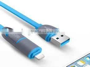 High Quality Data Cable Flat Usb Charging USB Date Cable for Iphone & Samsung S6 photo-3
