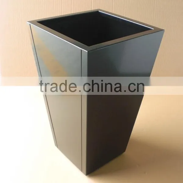 Audemar 2MM Thick Tapered Aluminum Self-Watering Planter With Powder Coating Quality Choice