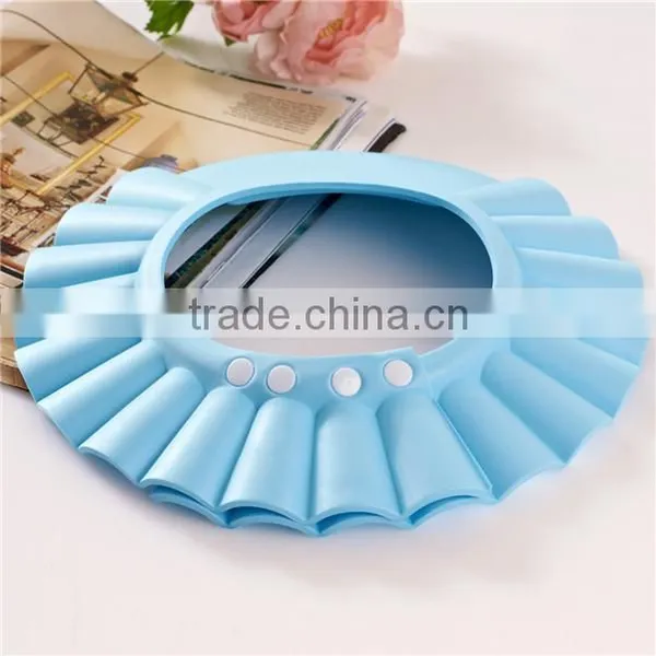 2015 High Quality Soft EVA Ear Shower Cap Hat for Kids photo-2