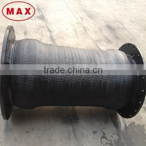 Flexible Suction Hose 24 Inch Diameter 150PSI With Steel Flange Ends photo-2