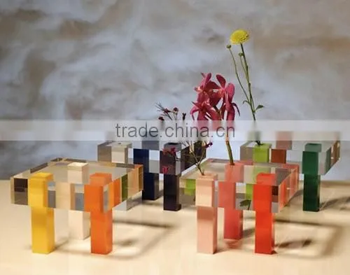 Smooth Colorful Acrylic Display Box ,Colored Acrylic Box photo-3