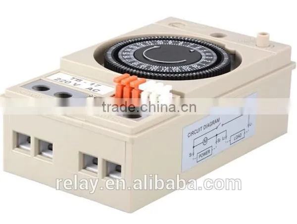 TB17 Mechanical Timer Din Rail / 110 Volt 240 Volt Timer Time Switch / With Battery Without Battery photo-3