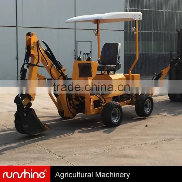 Mini Excavator Manufacturer Factory Direct Self Powered Towable Backhoe for Sale photo-4