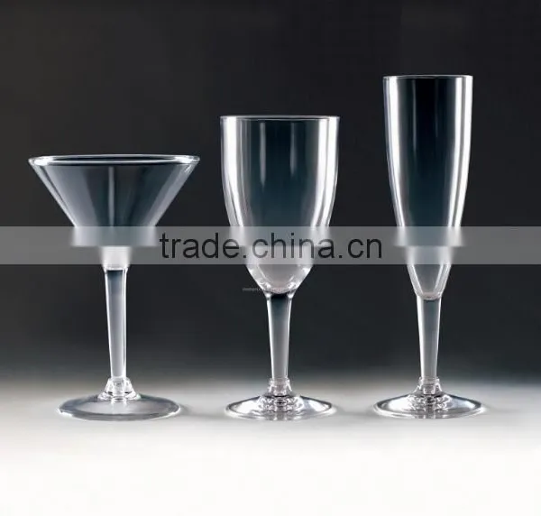 Trade Assurance Customized Unbreakable Durable Cocktail Glass