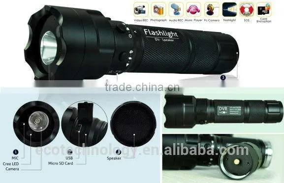 52$ HD 720P Flashlight Camcorder Sports Camera MP3 Player SOS With Speaker FL003 photo-2