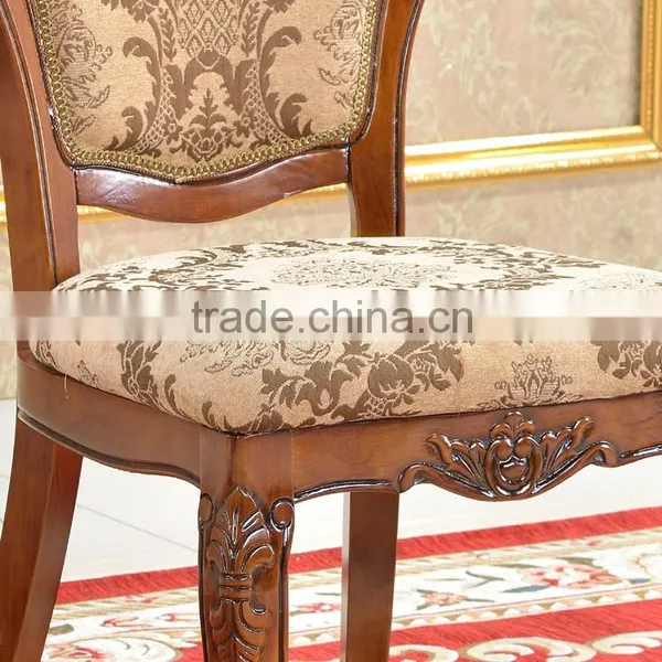 Solid Wood Carving Furniture Solid Wood Carved Dining Chair photo-4