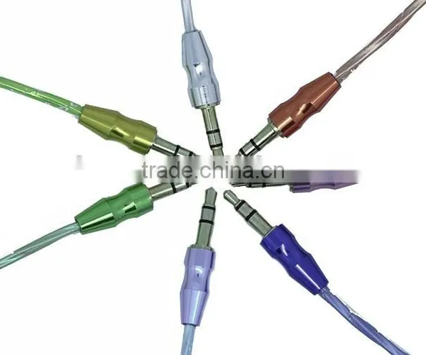 Aluminum Foil DC3.5M to DC3.5M Metal Transparent Cable photo-6