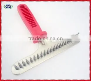 Pet Hair Grooming Remove Spiked Link Harrow photo-2