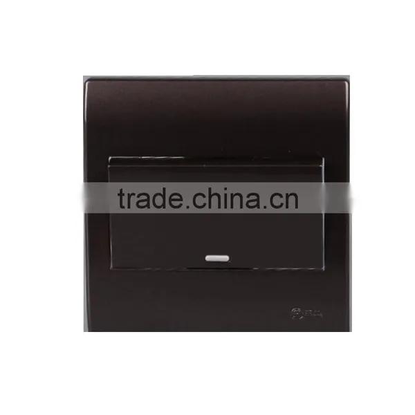 Icombo PA1116 1Gang 1Way Lights Touch Wall Switch Electrical Cinnamon photo-3