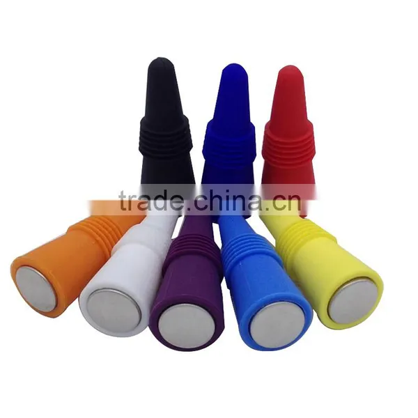 Custom Silicone Rubber Wine Reusable Screw Bottle Stopper photo-4